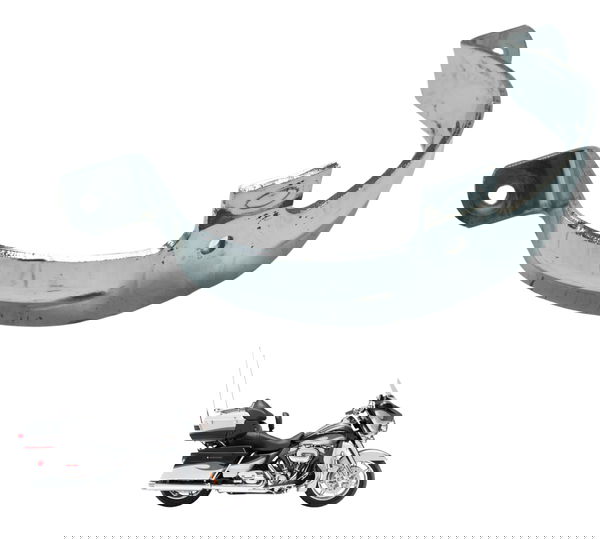 Suporte Paralama Traseiro Harley Electra Glide Cvo 110 12-13 Prateado