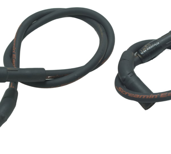 Par Cabo Vela C/ Detalhes Harley Electra Glide Cvo 110 12-13 Preto