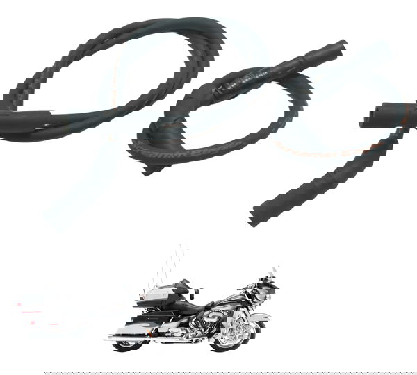 Par Cabo Vela C/ Detalhes Harley Electra Glide Cvo 110 12-13 Preto