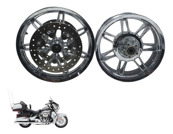 Jogo Rodas Harley Electra Glide Cvo 110 12-13 Original