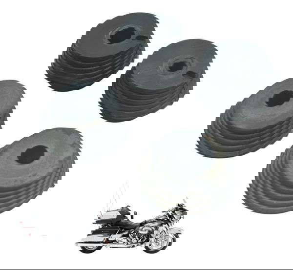 Jogo Coxim Suporte Motor Harley Electra Glide Cvo 110 12-13