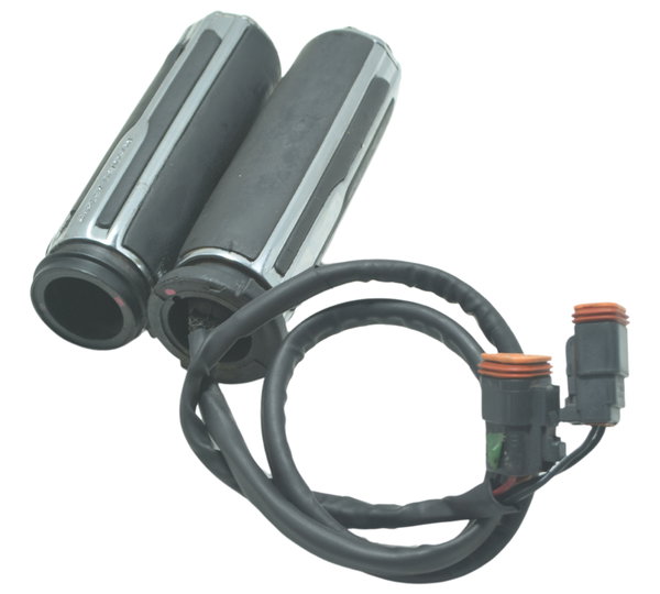 Par Manopla Aquecedor Det Harley Electra Glide Cvo 110 12-13 Preto