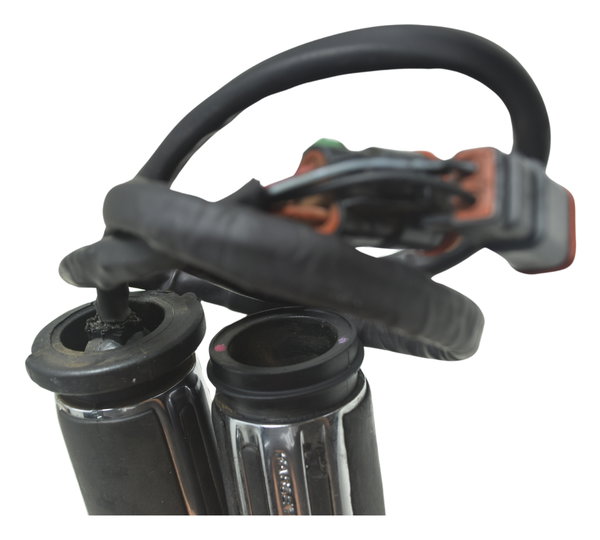 Par Manopla Aquecedor Det Harley Electra Glide Cvo 110 12-13 Preto