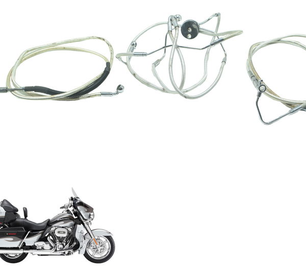 Jogo Flexível Guidão 16 Harley Electra Glide Cvo 110 12-13