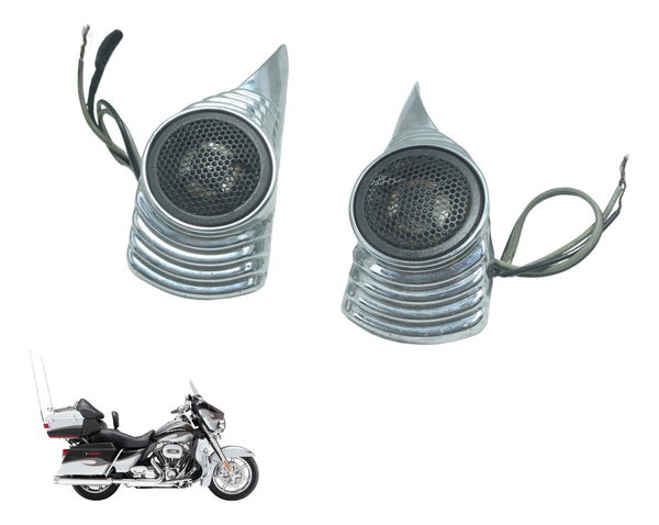 Par Auto Falante Morcegão Harley Electra Glide Cvo 110 12-13