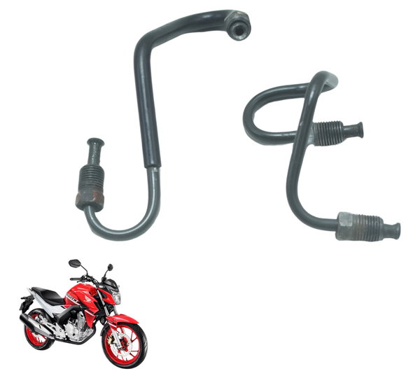 Jogo Conector Óleo Honda Cb 250f Twister 16-22 Original
