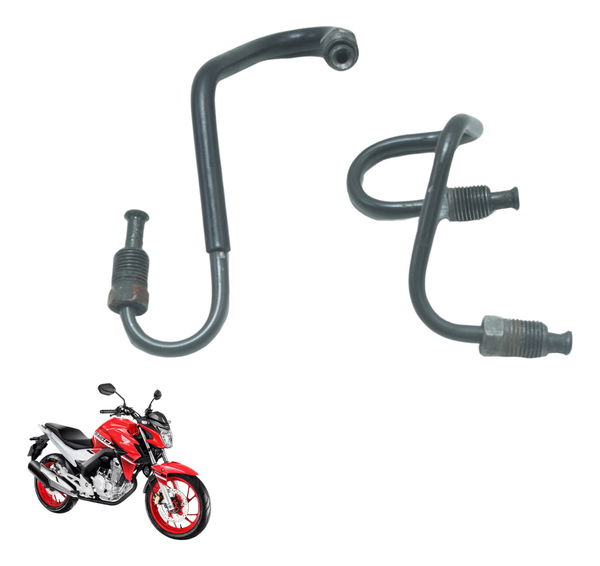 Jogo Conector Óleo Honda Cb 250f Twister 16-22 Original
