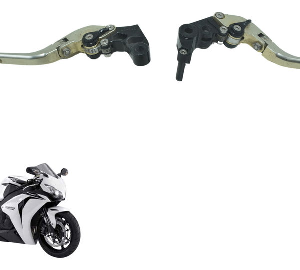 Par Manete Esportivo C/ Detalhes Honda Cbr 1000 Rr 08-11