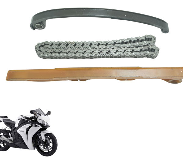 Kit Guia Tensor Corrente Comand Honda Cbr 1000 Rr 08-11 Orig