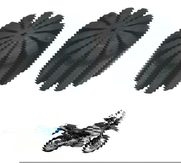 Par Borracha Suporte Tanque Bmw R1150 R 1150 Gs 00-03 Orig Preto