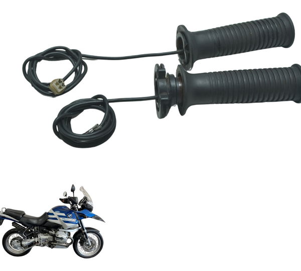 Par Manopla C/ Aquecedor Bmw R1150 R 1150 Gs 00-03 Original Preto