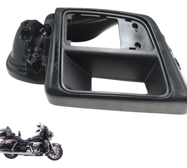 Carenagem Radiador Esq Dt Harley Electra Glide Touring 17-19 Preto