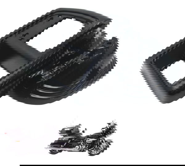 Carenagem Radiador Dir Dt Harley Electra Glide Touring 17-19 Preto