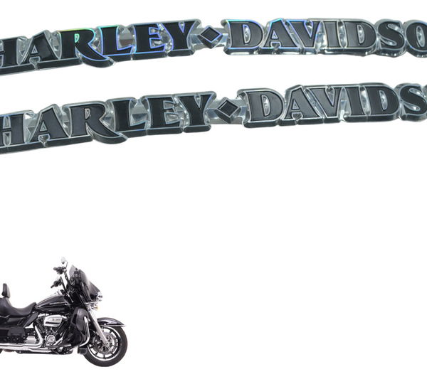 Par Emblema Tanque Harley Electra Glide Touring 17-19 Orig