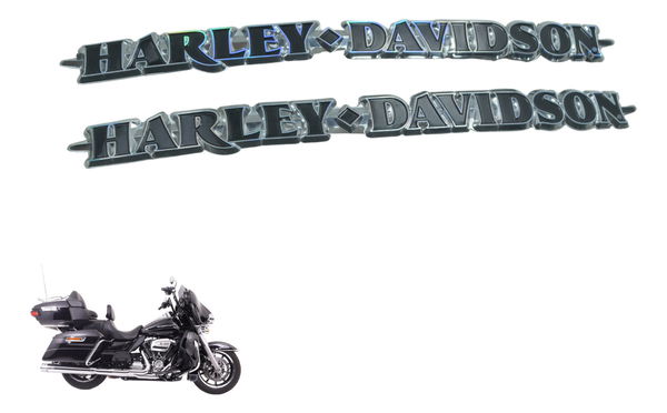 Par Emblema Tanque Harley Electra Glide Touring 17-19 Orig