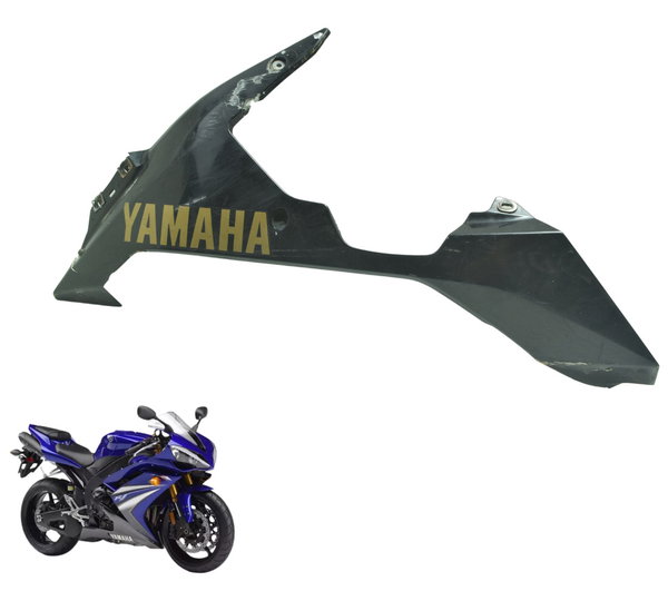 Spoiler Esquerdo C/ Avaria Yamaha Yzf R1 07-08 Original Preto