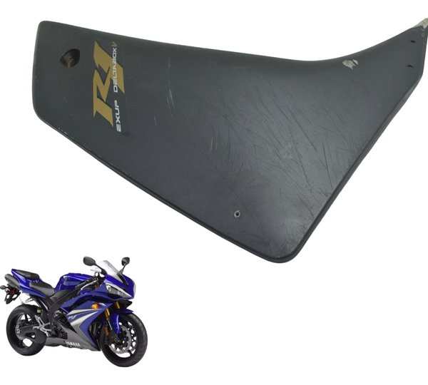 Carenagem Lateral Dir C/ Avaria Yamaha Yzf R1 07-08 Original Preto