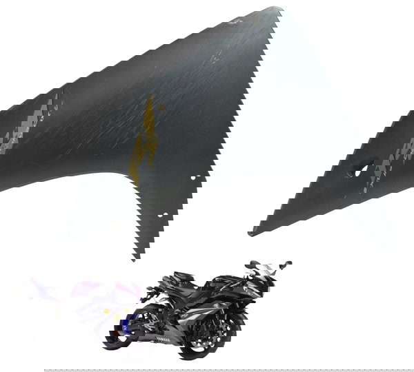 Carenagem Lateral Esq C/ Detalh Yamaha Yzf R1 07-08 Original Preto