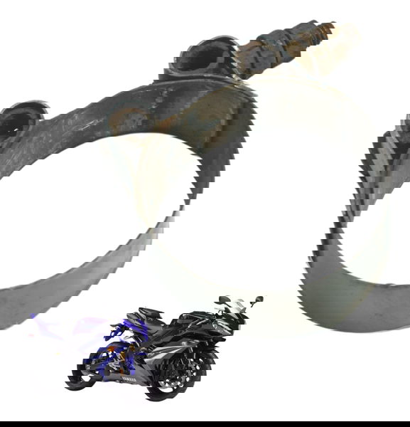 Abraçadeira Curva Escape Yamaha Yzf R1 07-08 Original