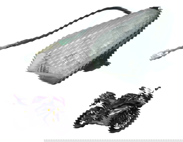 Lanterna Traseira C/ Avaria Yamaha Yzf R1 07-08 Original
