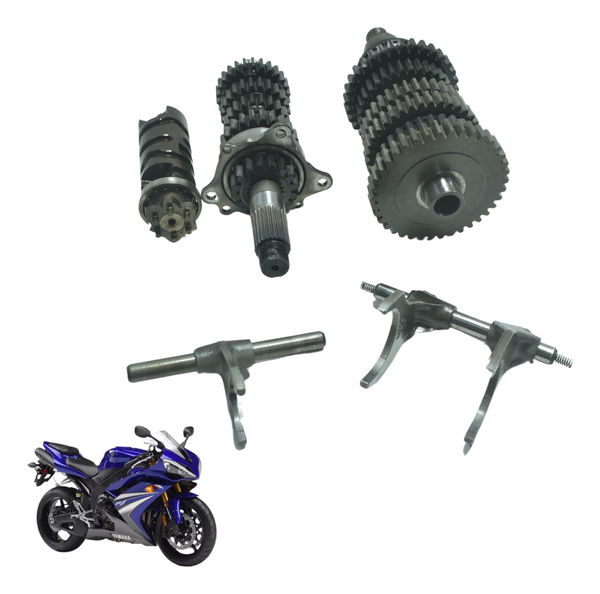 Caixa Marcha Câmbio Yamaha Yzf R1 07-08 Original