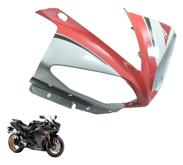 Carenagem Farol C/avaria Yamaha Yzf R1 09-15 Original Vermelho