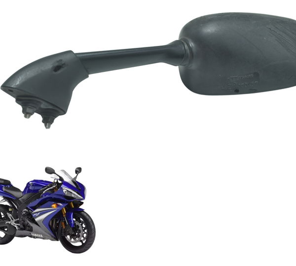 Espelho Retrovisor Esq C/ Detalhes Yamaha Yzf R1 07-08 Orig