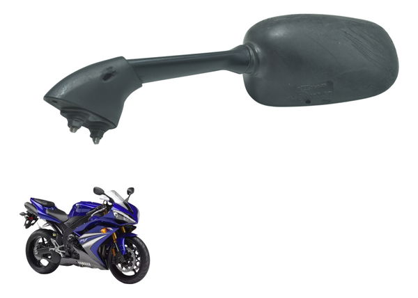 Espelho Retrovisor Esq C/ Detalhes Yamaha Yzf R1 07-08 Orig