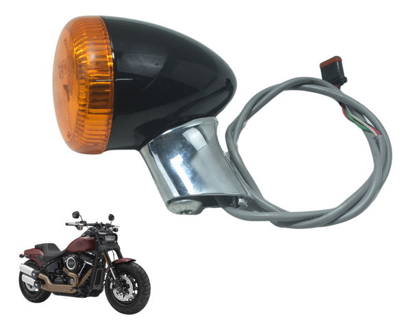 Pisca Traseiro Led 3 Funções Harley Fat Bob M8 Fxfb 18-23