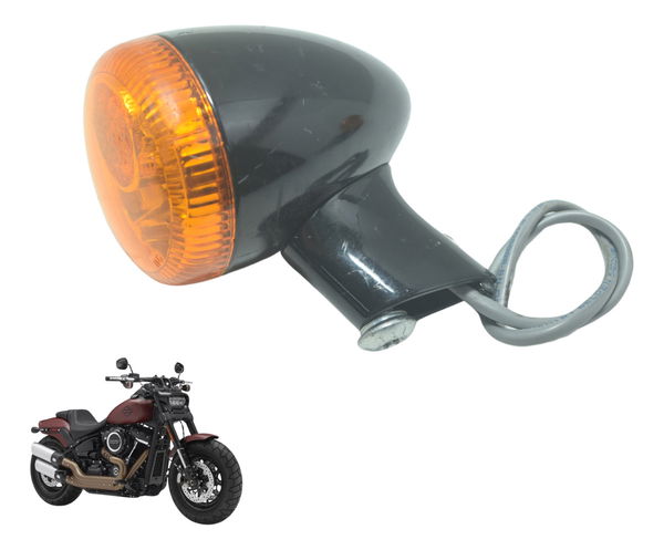 Pisca Tra Led 3 Funções S/plug Harley Fat Bob M8 Fxfb 18-23