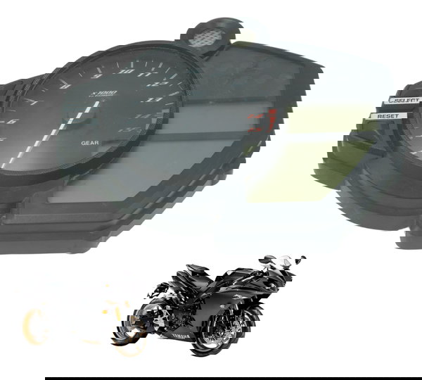 Painel Velocímetro C/ Detalhes Yamaha Yzf R1 09-15 Original