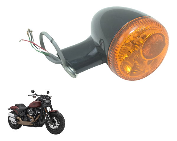 Pisca T Led 3 Funções S/ Plug Harley Fat Bob M8 Fxfb 18-23