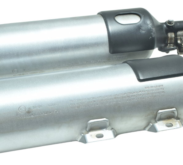 Par Ponteira Escape C/ Det Harley Fat Bob M8 Fxfb 18-23 Orig