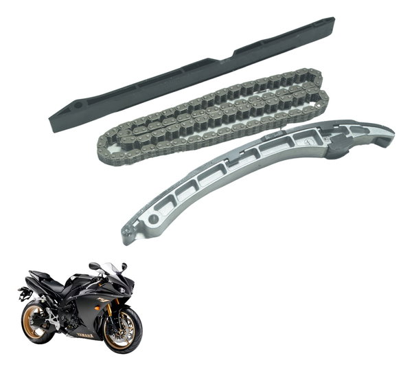 Kit Guia Tensor Corrente Comando Yamaha Yzf R1 09-15 Orig