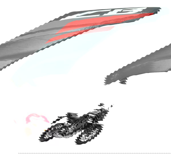 Aba Lateral Esquerd C/ Detalhes Honda Cb 650f 18-21 Original