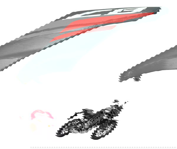 Aba Lateral Esquerd C/ Detalhes Honda Cb 650f 18-21 Original