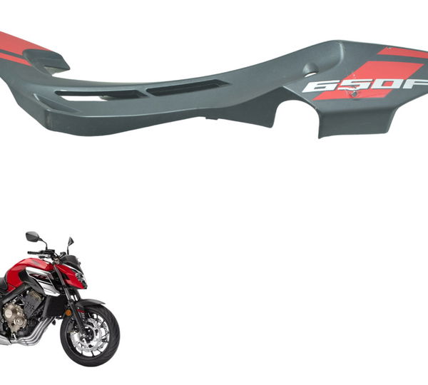 Carenagem Lateral Esq Rabeta C/ Det Honda Cb 650f 18-21 Orig Preto