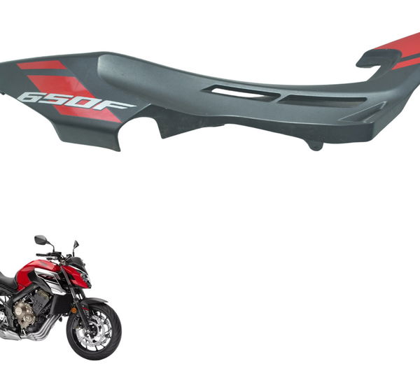 Carenagem Lateral Direita Rabeta Honda Cb 650f 18-21 Orig Preto