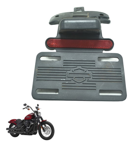 Suporte Placa C/ Det Harley Street Bob M8 18-20 Original