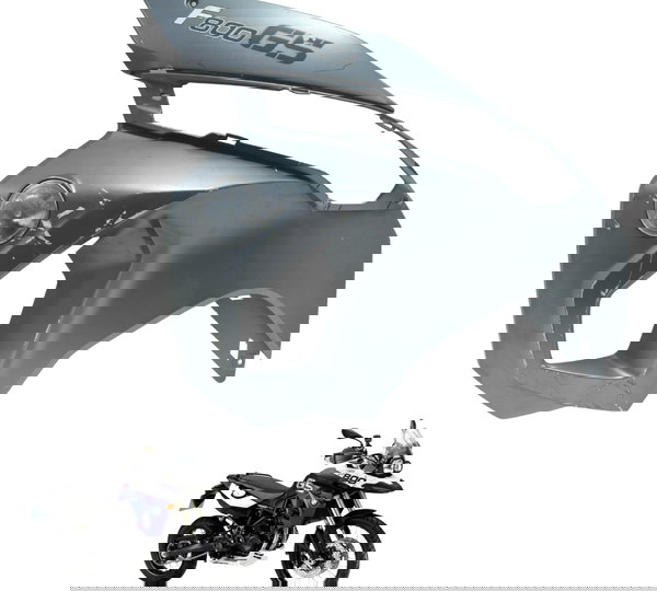 Carenagem Lateral Esq C/ Detalhes Bmw F 800 Gs 09-12 Orig Cinza