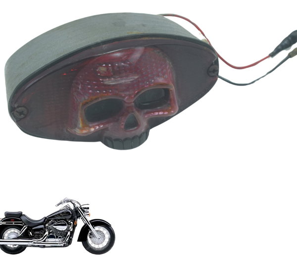 Luz Placa P/customização C/avaria Honda Shadow 750 06-08 Ambos Lados