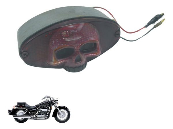 Luz Placa P/customização C/avaria Honda Shadow 750 06-08
