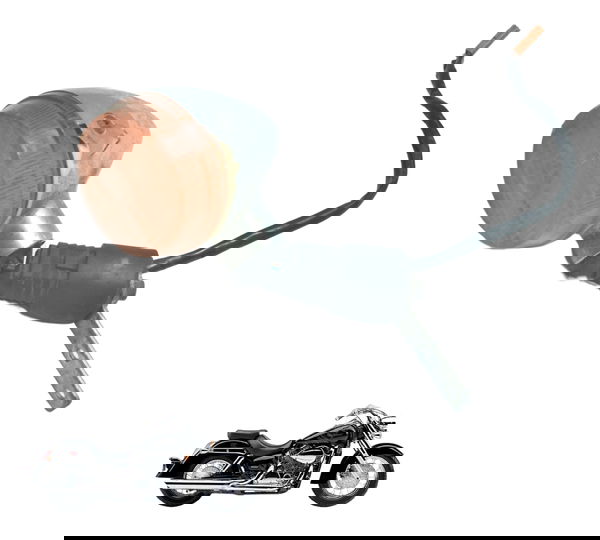 Pisca Roda Traseira Dir C/avaria Honda Shadow 750 06-08 Orig