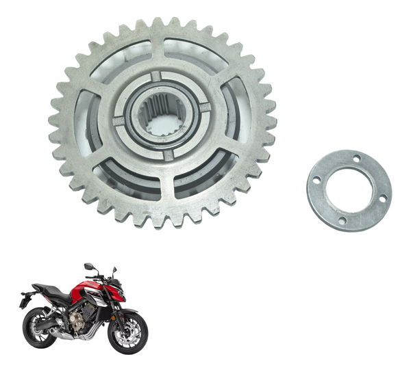Placa Partida Completa Honda Cb 650f 18-21 Original
