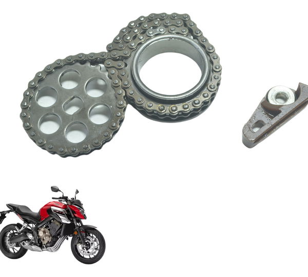 Engrenagem Corrente Bomba Óleo Honda Cb 650f 18-21 Original