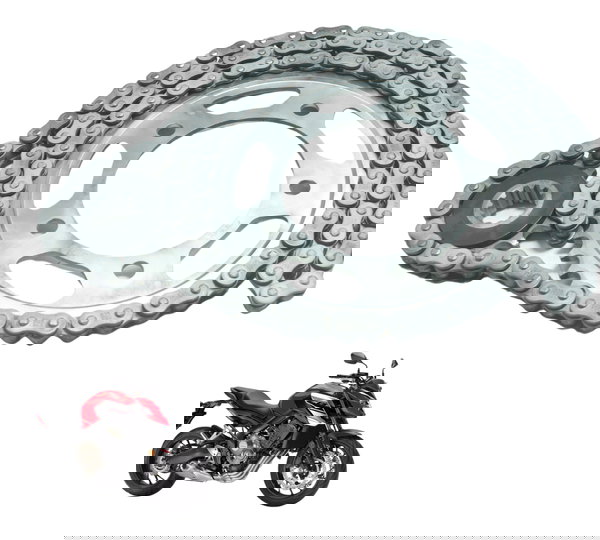 Kit Relação Honda Cb 650f 18-21 Original Prateado