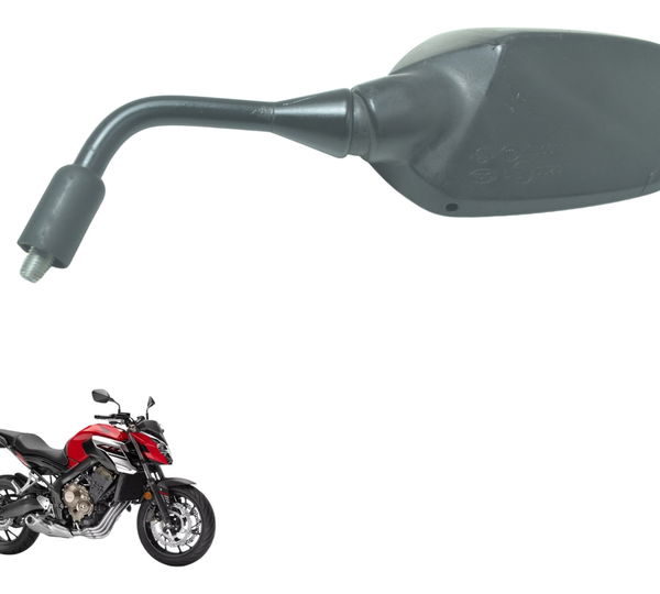 Espelho Retrovisor Esq C/ Detalhes Honda Cb 650f 18-21 Orig