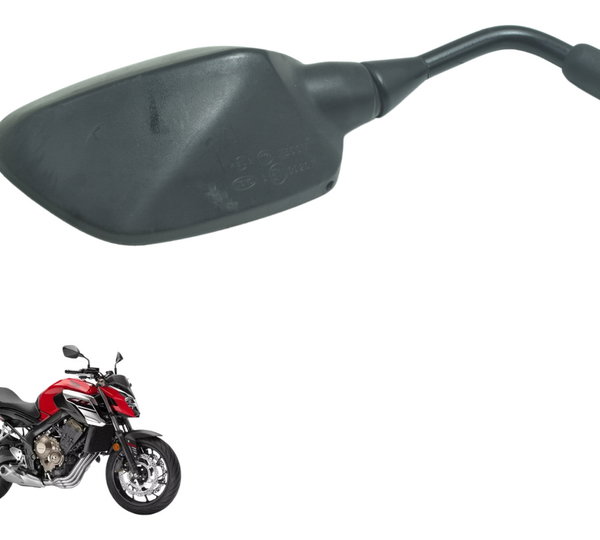 Espelho Retrovisor Dir C/ Detalhes Honda Cb 650f 18-21 Orig