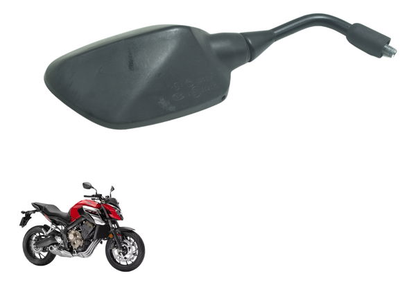 Espelho Retrovisor Dir C/ Detalhes Honda Cb 650f 18-21 Orig