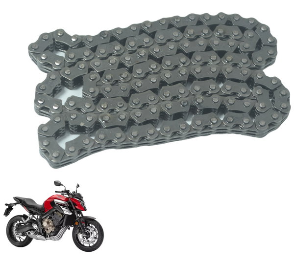 Corrente Comando Honda Cb 650f 18-21 Original Prateado